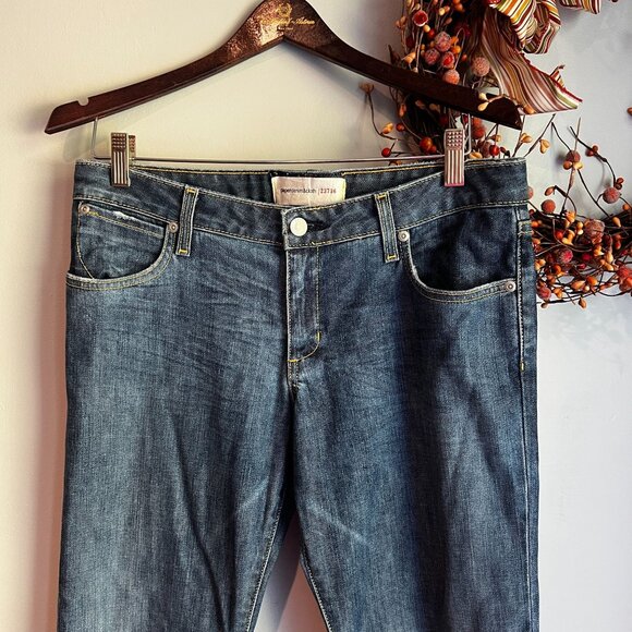 Paper Denim & Cloth Womens Mid Rise Bootcut Denim Sz 31 Medium Wash - Picture 2 of 11